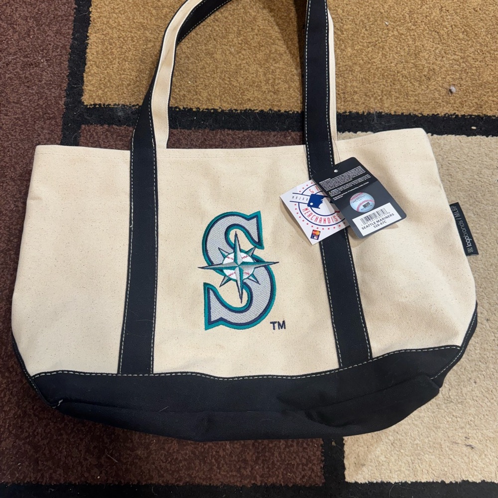 Seattle Mariners Canvas Tote Bag